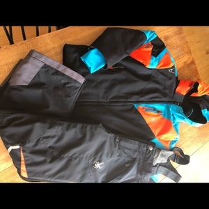 Boys spyder ski set